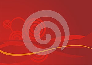 Red Waves background