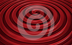 Red wavy background color splash, elegant classy design. 3d render