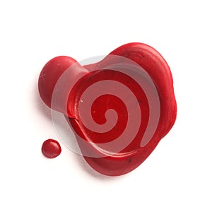 Red wax seal
