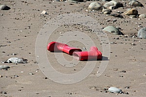 Red wellies