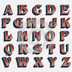 Red Western Colorful Typography Design photo