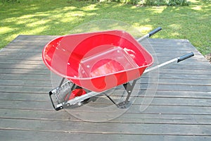 Red wheel barrow 2