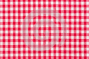 Red, whire checkered tartan, pattern.