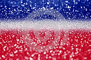 Red white and blue patriotic glitter background