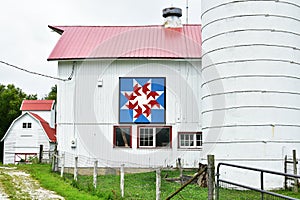 Red, White and Blue Quilt Barn