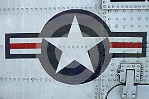 USA Military Star and Bars Aircraft Insignia