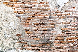 red and white brick wall texture and background