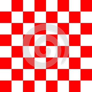 Red and white checker texture pattern