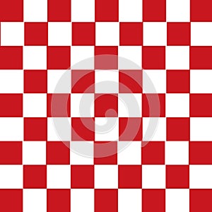 Red and white checkered background