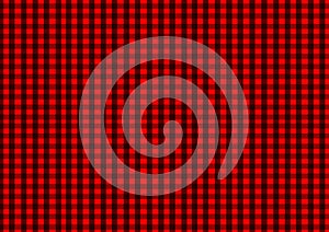 Red and white checkered pattern print design