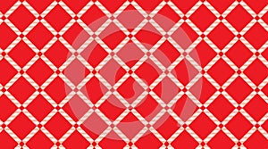 Red and white checkered tablecloth background.Texture from rhombus for - plaid, tablecloths, clothes, shirts, dresses, paper