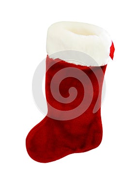 Red and White Christmas stocking photo