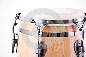 Red and White Conga Drum On White