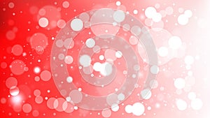 Red and White Defocused Lights Background