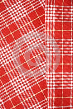 Red and white dishtowel backgrounds