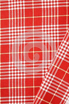 Red and white dishtowel backgrounds