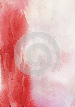 Red and White Distressed Watercolour Background