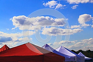 Red White Event Tents