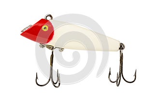 Red & White Fishing Lure