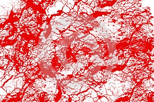 Red and white grunge background. blood background