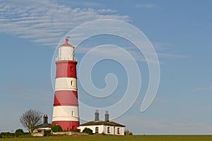 Red & white lighthouse