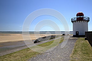 Red and White Lighthouse