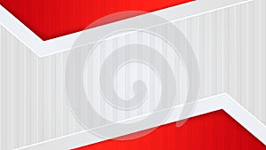 Red and white modern background design