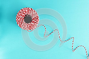 Red white packing Christmas rope