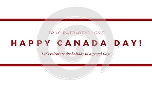 Red White Photo Saying Quote Canada Day Twitter Post