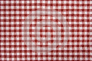 Red and White Picnic Blanket photo