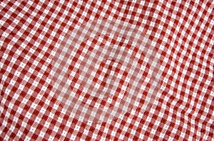 Red and White Picnic Blanket photo