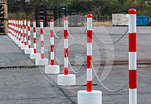 Red white pylons Alerts