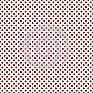 Red and White Small Polka Dots Pattern Repeat Background