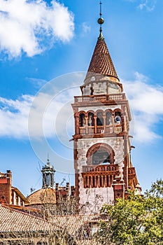 Red White Tower Flagler College St Augustine Florida