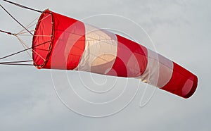 Red and White Windsock