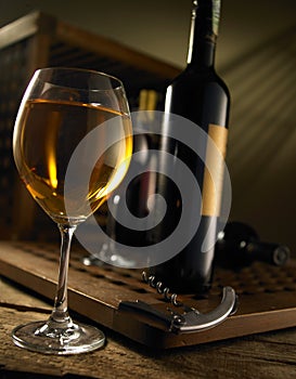 Un vino bianco 