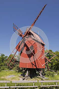 Red Windmill
