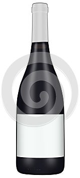 Red wine bottle 1