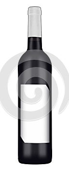 Red wine bottle 2