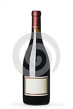 Red wine bottle