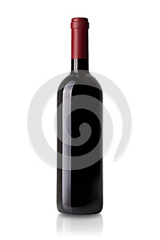 Red wine bottle