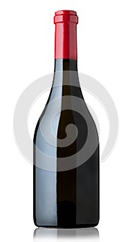 Red wine bottle photo