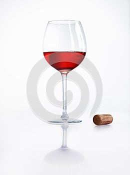 Red Wine And Cork