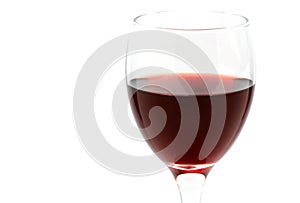 Red wine in a cup photo