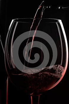 Red wine filled picture