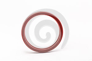 Red wine gasket isolated on white background