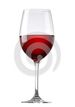 Red wine glass