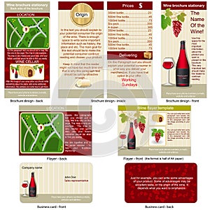 Red wine stationary