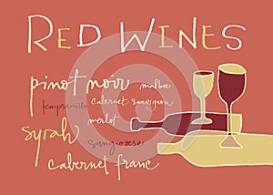 Red wines varieties