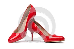 Red woman shoes